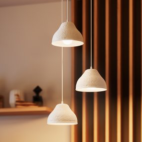 Camel Bell Ø43 Hvit Taklampe Fra Osram - Camel Bell &auml;er et vakkert anheng laget av papirmache&eacute; og stil.