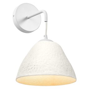 Camel Bell 22cm Hvit vegglampe Fra Ledvance - Den dekorative skjermen laget av papir gir en fin spredning av lys ned.