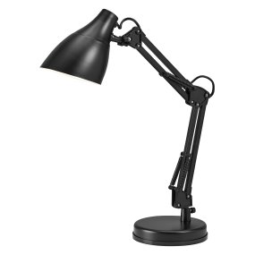 Office Pear 40cm Svart skrivebordslampe Fra Ledvance - Armen med tv&aring; leder g&aring;r att vinkla och justera i h&ouml;jd och sidled vilket g&ouml;r det till en flexibel lampa, ut&ouml;ver det har den en vridbar sk&auml;rm f&ouml;r individuell inst&auml;llning av ljuset.