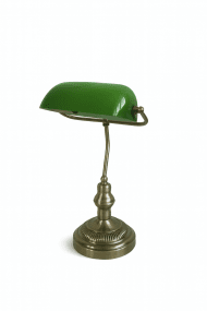 Boa 40cm Antikk messing skrivebordslampe Fra Lampan - Boa bordlampe er en tidl&oslash;s klassiker i vintage design, laget av metall og glass.