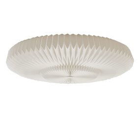 Belli Ø66 Hvit plafond Fra CO Bankeryd - Belli av papir er en diskr&eacute; taklampe til tross for sin vakre plisserte konstruksjon.