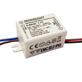 D-MA4D dæmpbar driver Fra Designlight - Popul&aelig;r for installasjon av mindre LED-downlights i for eksempel vindusnisjer.