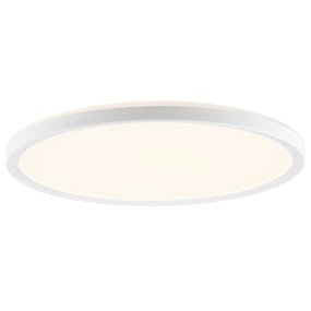 Avola Ø42 Hvit plafond Fra Brilliant - Avola er en stilig taklampe i hvit plast med et enkelt og moderne uttrykk.