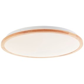Bario Ø50 Tre plafond Fra Brilliant - Det enkle og naturlige designet passer for de som setter pris på en minimalistisk estetikk, men som likevel ønsker å tilføre varme og karakter til rommet.