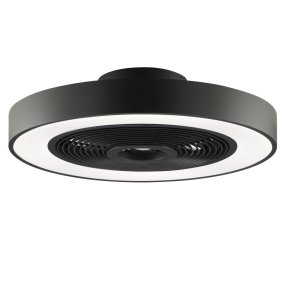 Catania Ø48 Svart Fra Brilliant - Armaturen er ogs&aring; utstyrt med IC-RGB-teknologi som skaper myke fargeoverganger og levende lyseffekter for en unik og atmosf&aelig;risk atmosf&aelig;re.