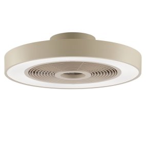 Catania Ø48 Beige Fra Brilliant - Armaturen er ogs&aring; utstyrt med IC-RGB-teknologi som skaper myke fargeoverganger og levende lyseffekter for en unik og atmosf&aelig;risk atmosf&aelig;re.