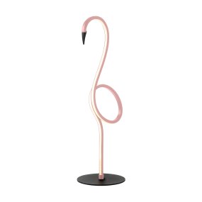Flamingo 50cm Rosa bordlampe Fra Elstead Lighting - Flamingo &auml;r en konstn&auml;rlig och elegant bordslampa som kombinerar modern design med skulptural estetik.