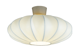 Madison Ø45 Hvit Fra Aneta Lighting - Den dekorative taklampen i en varm grå skjerm er en fin detalj som komplementerer lampens myke uttrykk.