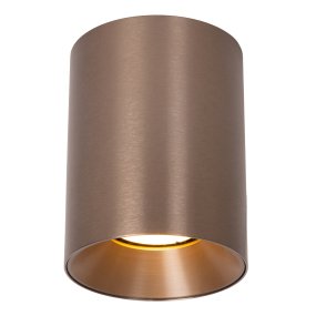 Gerti Brun Fra Lucide - Gerti er en stilig metallspotlight med en elegant brun, metallisk finish som gir et moderne og sofistikert uttrykk.