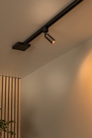 Spotlight Ritmo GU10 Brun Fra Lucide - Det elegante designet i kaffebrunt metall er en del av Lucides 1-fase TRACK-system og tilbyr full justerbarhet takket v&aelig;re det 360&deg; roterbare og vippbare lampehodet.