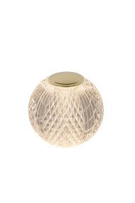 Cintra 9cm Gjennomsiktig bærbar Fra Lucide - Den lades fullt p&aring; 3 timer med den medf&oslash;lgende USB-C-kabelen (40 cm) og kan lyse i opptil 24 timer p&aring; laveste lysstyrke og opptil 3 timer p&aring; h&oslash;yeste.