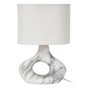 Tomeo 30cm Hvit bordlampe Fra Lucide - Tomeo passer like godt på et sidebord som i et vindu eller på et skrivebord.