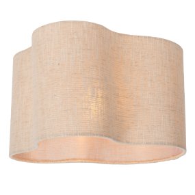 Chantal Ø40 Beige Fra Lucide - Chantal er en myk og innbydende taklampe med en organisk form som gir rommet et harmonisk uttrykk.