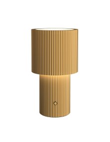 Iluma 22cm Gull bærbar Fra Herstal - Iluma har integrert LED med et varmt hvitt lys p&aring; 2700K og en lysstr&oslash;m p&aring; 60 lumen.