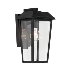 Mathus Svart Fra Elstead Lighting - Mathus er IP44-klassifisert for utend&oslash;rs bruk og er ideell for inngangspartier, terrasser eller langs fasaden p&aring; et hus.