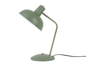 Hood 38cm Grønn skrivebordslampe Fra Leitmotiv - Den bevegelige skjermen med hvitt innside gir en jevn og behagelig lysfordeling, perfekt for lesing eller arbeid.
