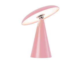 Phoebe LED 26cm Rosa bærbar Fra Leitmotiv - Phoebe er en stilig og moderne oppladbar bordlampe som vil forbedre ethvert rom.