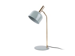 Smart 56cm Blå Fra Leitmotiv - Den skinnende, emaljerte overflaten i en dempet blå skjerm sammen med elegante gulldetaljer gir lampen et unikt og iøynefallende uttrykk.