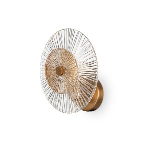 Aster Ø28 Gull vegglampe Fra Maytoni - Aster er perfekt for å skape en sofistikert og moderne atmosfære i både stue og soverom.