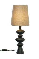 Nina 54cm Svart bordlampe Fra Aneta Lighting - Den modernistiske bordlampen Nina med sine interessante former blir en lettplassert og vakker detalj i hjemmet ditt.