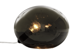 Globus 18cm Røykfarget bordlampe Fra Aneta Lighting - 