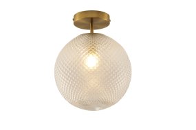 Korridor Ø25 Gjennomsiktig plafond Fra Lampan - Korridor passer like godt i gangen og soverommet som i stuen og blir en dekorativ detalj selv n&aring;r den er slukket.