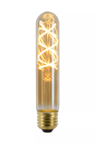 E27 Rørlampe 15cm 4,9W Fra Lucide - LED-lampen har de energieffektive egenskapene til en lavenergilampe og det stilige vintage-utseendet til en gammel lysp&aelig;re.