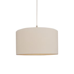 Soft Ø44 Hvit/sand Fra Belid - Soft pendellampe er en stilig lampe med en mykt avrundet form som skaper et varmt og behagelig lys.