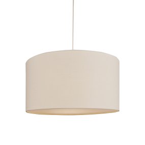 Soft Ø60 Hvit/sand Fra Belid - Soft pendellampe er en stilig lampe med en mykt avrundet form som skaper et varmt og behagelig lys.