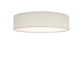 Soft Ø50 Hvit lin plafond Fra Belid - Soft er en stilig taklampe som sprer et mykt og behagelig lys i rommet.