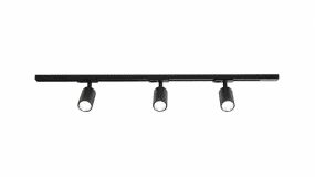 Forma 3-set Svart Fra Nordic Lighting - Pakken inneholder:1 m skinne, 1 stk.