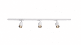 Forma 3-set Hvit Fra Nordic Lighting - Pakken inneholder:1 m skinne, 1 stk.
