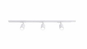 Forma 3-set Hvit Fra Nordic Lighting - Pakken inneholder:1 m skinne, 1 stk.