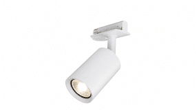 Forma spot Hvit Fra Nordic Lighting - Koble til str&oslash;mmen enten i enden/begynnelsen av skinnen med en kobling eller midt p&aring; skinnen med en senterkobling.