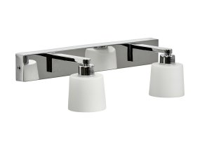 Ulvö 40cm Krom baderomslampe Fra Armaturhantverk - Denne lampen kombinerer funksjon og design for å gi badet ditt en oppløftende og stilig atmosfære.