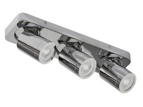 Torsö 36cm Krom baderomslampe Fra Armaturhantverk - Spotlighten har en IP44-klassifisering, noe som betyr at den er trygg og holdbar for våre trommelmiljøer.