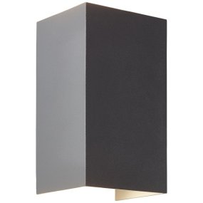 Hilly Mørkegrå utendørslampe Fra Brilliant - De integrerte LED-lyskildene gir høy lysstyrke og skinner vakkert både oppe og nede.
