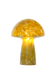 Mushi 22cm Beige bordlampe Fra Aneta Lighting - Den trendy sopplampen Mushi skaper myk belysning og bidrar til en koselig og behagelig atmosf&aelig;re i hjemmet ditt.