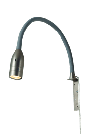 Sensilo Tinn/grå leselampe Fra Aneta Lighting - Lyskontroll (av/p&aring;/dimming) gj&oslash;res med den geniale sensoren som er lett tilgjengelig p&aring; lampehodet.