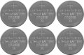 Batteri 6-pk CR2032 Sølv Fra Star Trading - 