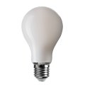 E27 normal opal 12W 3000K dimbar Gjennomsiktig Fra Unison - UNI-LEDISON normal opal E27 lyskilde med en effekt p&aring;; 12W og et varmhvitt lys p&aring; 3000K gir mykt og behagelig lys.