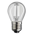 LED E27 kulepære 2W 2700K dimbar Gjennomsiktig Fra Unison - 
