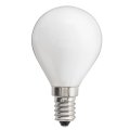 LED E14 kulepære opal 4W 3000K dimbar Hvit Fra Unison - Dens CRI-verdi p&aring; 90+ betyr at den gjengir farger sv&aelig;rt godt, noe som gj&oslash;r den spesielt egnet for milj&oslash;er hvor fargekvalitet er viktig.