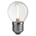LED E27 kulepære 1W 2700K Gjennomsiktig Fra Unison - 