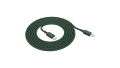 USB-C til USB-C Mørkegrønn Fra Kord - Universell kompatibilitet &ndash; Passer til USB-C-enheter som mobiltelefoner, nettbrett og b&aelig;rbare datamaskiner med st&oslash;tte for USB-C-lading.