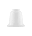 Bell-Shaped Glass Shade 60/130 Hvit Fra Karlskrona lampfabrik - 