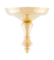 Big Shade Cap Finial Messing Fra Karlskrona lampfabrik - 
