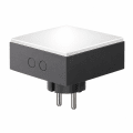 LAMP 1 - EU Svart Fra Avolt - Denne hendige lille lampen kobles direkte til stikkontakten (230V) og er perfekt som nattlampe eller stemningsbelysning i gangen, soverommet eller andre rom der du ønsker et mykt lys.