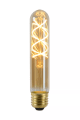 E27 Rørlampe 15cm 4,9W Fra Lucide - LED-lampen har de energieffektive egenskapene til en lavenergilampe og det stilige vintage-utseendet til en gammel lysp&aelig;re.
