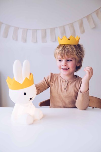 Miffy Crown Gul barnelampe Fra Mr Maria - 